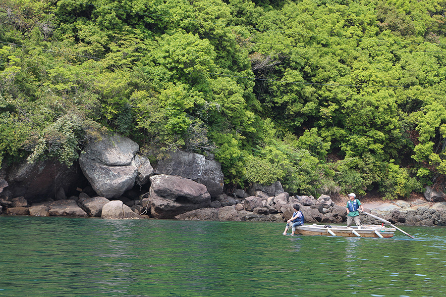 化石と伝馬舟!<br>牧島ガイドツアー